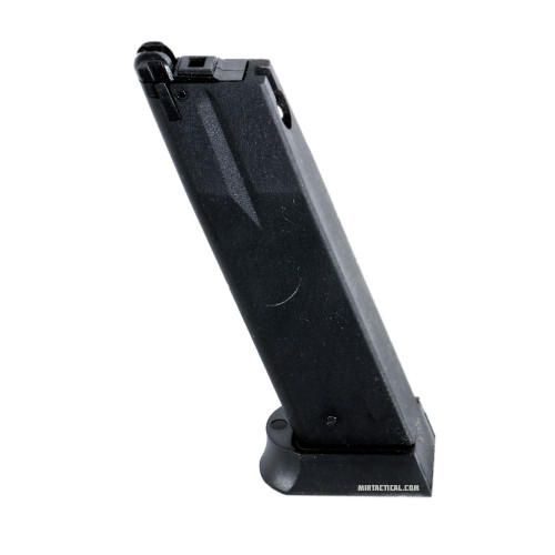ASG CZ SP-01 SHADOW 26 ROUND GREEN GAS PISTOL MAGAZINE - BLACK