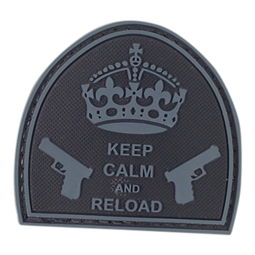 KEEP CALM AND RELOAD PVC PATCH