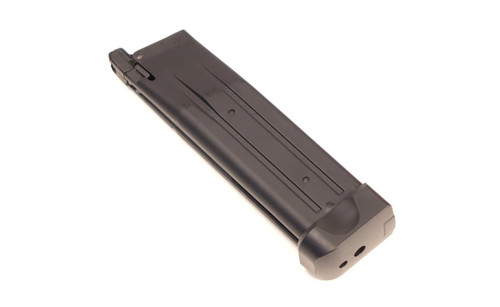 JAG ARMS 31 ROUNDS GMX HI-CAPA GREEN GAS AIRSOFT MAGAZINE - BLACK