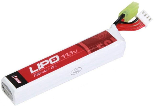 ECHO1 11.1V 1100MAH 25C LONG STICK TYPE LIPO BATTERY - TAMIYA