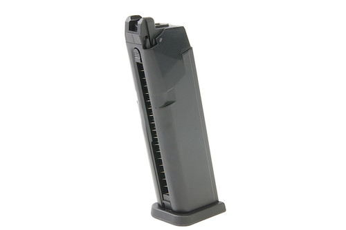 ACTION ARMY AAP-01 22 ROUND GREEN GAS MAGAZINE KJW / WE / VFC / TM G17 COMPATIBLE - BLACK
