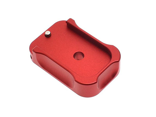 COWCOW TACTICAL G-SERIES MAGBASE FOR MARUI GBB PISTOL - RED