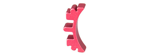 AIRSOFT MASTERPIECE ALUMINUM PUZZLE TRIGGER CURVE SHORT RED