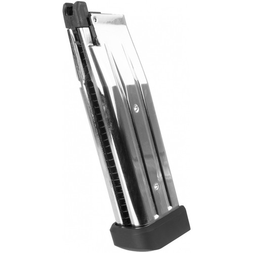 TOKYO MARUI 31 ROUND GREEN GAS MAGAZINE FOR TM HI-CAPA 5.1 GAS BLOWBACK PISTOL - STAINLESS