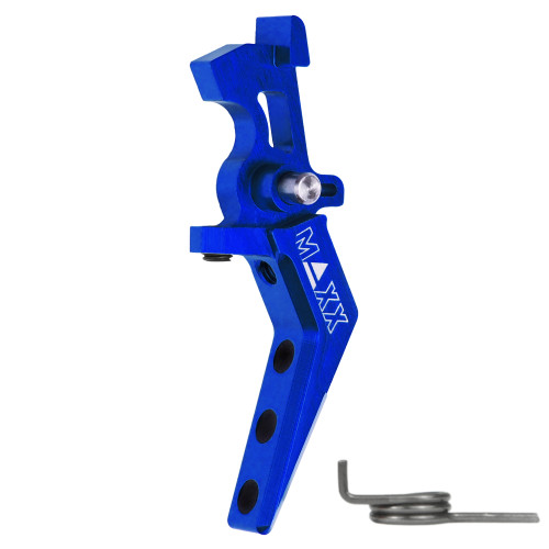MAXX CNC ALUMINUM ADVANCED SPEED TRIGGER (STYLE A) - BLUE