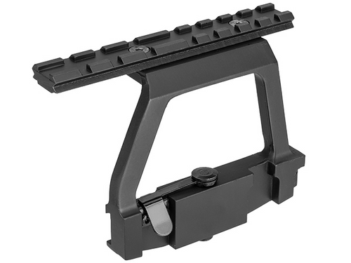 SENTINEL GEARS SG-12 QUICK DETACH AK SIDE MOUNTING OPTICS RAIL - BLACK