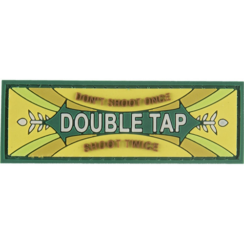 "DOUBLE TAP" PVC MORALE PATCH