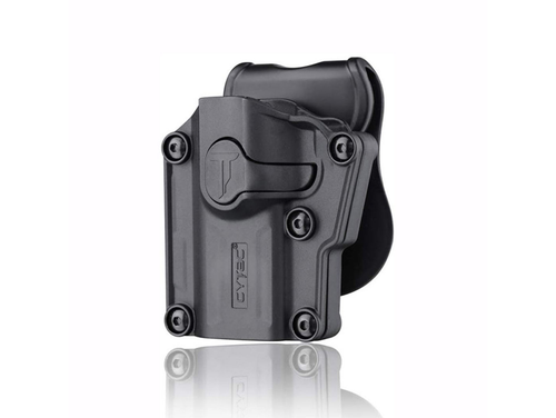 CYTAC UNIVERSAL OWB HOLSTER LEFT HANDED - BLACK