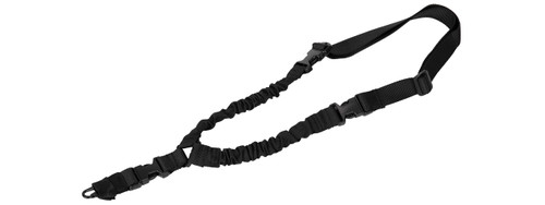 LANCER TACTICAL SINGLE POINT TACTICAL SLING - BLACK