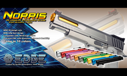 EDGE CUSTOM "NORRIS" STANDARD SLIDE FOR HI-CAPA