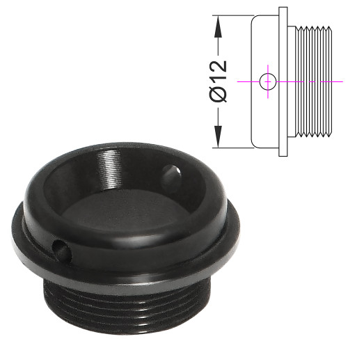 MAXX HOPUP CHAMBER INLET ADAPTOR (OD12MM)