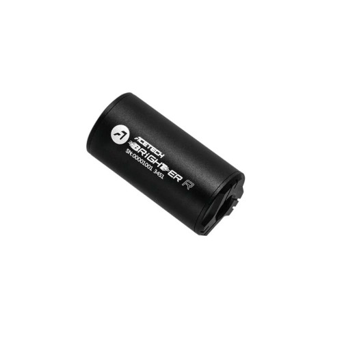 ACETECH BRIGHTER R AIRSOFT TRACER UNIT 14MM CCW WITH 11MM CW THREAD ADAPTER - BLACK