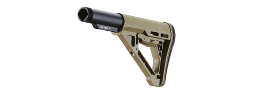 RANGER ARMORY DELTA STYLE STOCK FOR M4/M16 AIRSOFT AEG RIFLES - TAN