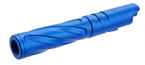 5KU TORNADO ALUMINUM OUTER BARREL FOR TM HI-CAPA 4.3 GAS BLOWBACK AIRSOFT PISTOLS - BLUE