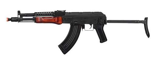 LCT STAMPED STEEL AK-74 W/ UNDERFOLDING STOCK - BLACK / WOOD