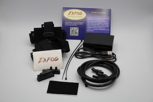EXFOG XT ANTI FOG FAN STANDARD KIT WITH HEADBAND AND T BAND