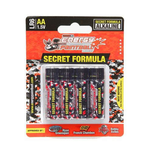 ENERGY PAINTBALL AA 1.5V LR6 BATTERIES - 4 PACK