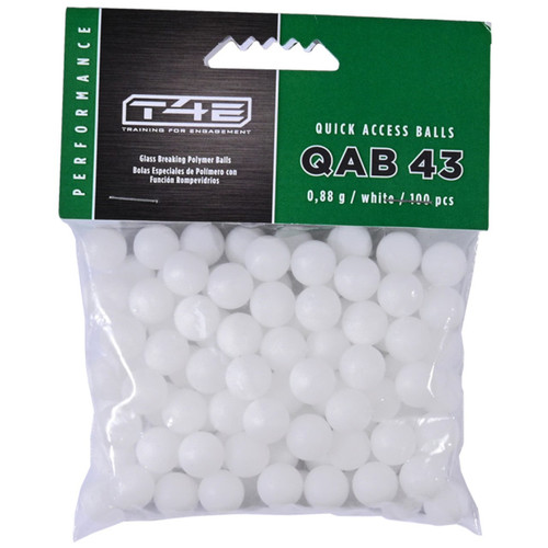UMAREX T4E QUICK ACCESS BALLS .43 CAL 100 COUNT WHITE