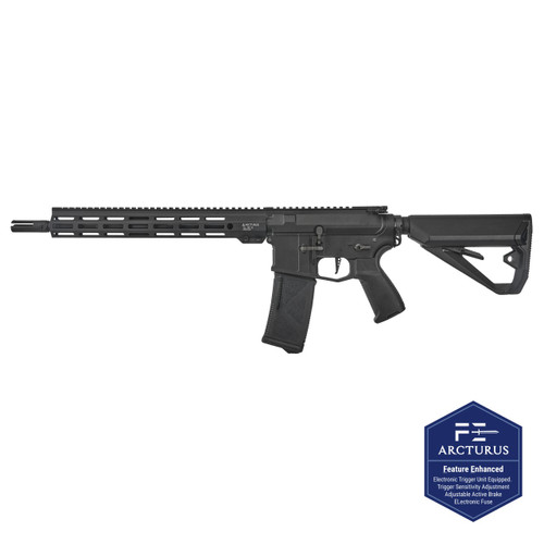 ARCTURUS SWORD MOD1 CARBINE 13.5" FEATURE ENHANCED AEG LITE AIRSOFT RIFLE - BLACK