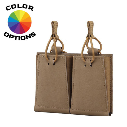 CODE 11 TACTICAL ASSAULTER DOUBLE AR MAG POUCH W/ BUNGEE