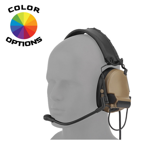 WOSPORT AIRSOFT C5 TACTICAL COMMUNICATION HEADSET W/ NOISE REDUCTION