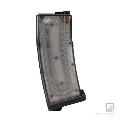 PTS TPM-AR 150 ROUND MID CAPACITY AEG AIRSOFT MAGAZINE - TRANSLUCENT BLACK