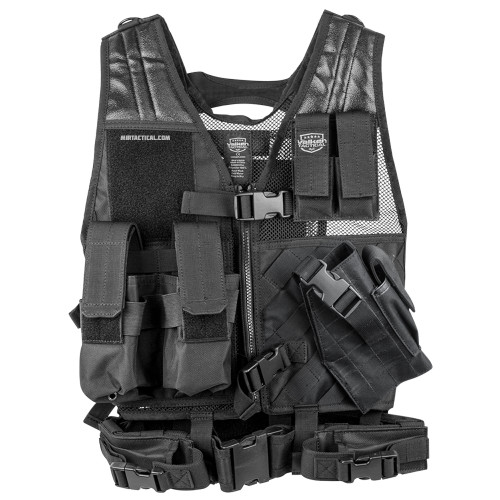 CROSSDRAW TACTICAL VEST YOUTH SIZE BLACK for $39.99 at MiR Tactical