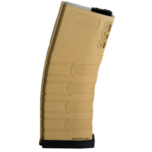 GR16 120 RD AIRSOFT MIDCAP MAGAZINE DST/BLK for $11.99 at MiR Tactical