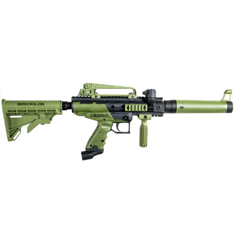 US Army Alpha Black Tactical Paintball Marker Gun Sniper Set