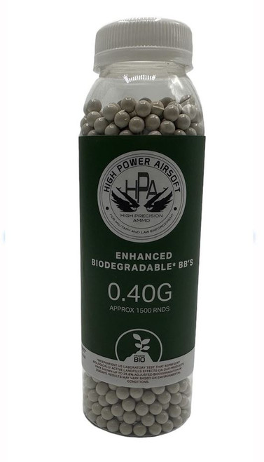 HPA 0.40G BBS BIODEGRADABLE 1500 COUNT WHITE