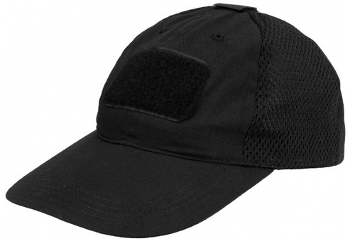 LANCER TACTICAL RIPSTOP ADHESION OPERATOR CAP BLACK