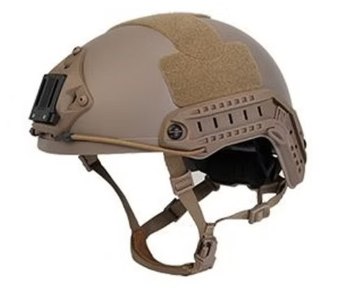 LANCER TACTICAL MH TYPE BALLISTIC STYLE HELMET - MED/LG - TAN