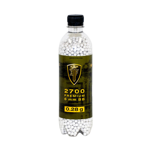 ELITE FORCE PREMIUM 0.28 GRAM AIRSOFT WHITE BBS - 2700 COUNT