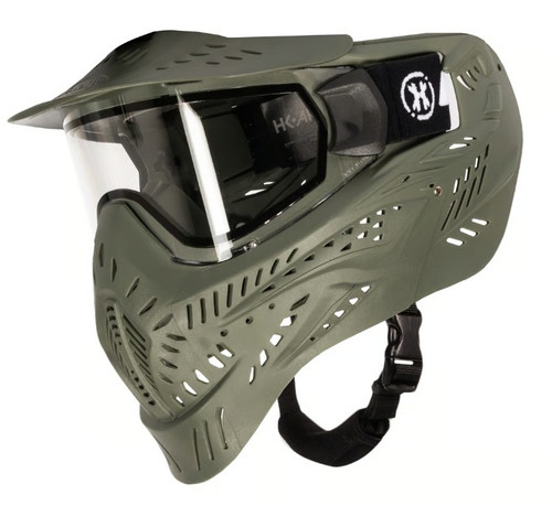 HK ARMY HSTL SINGLE LENS PAINTBALL GOGGLES - OLIVE