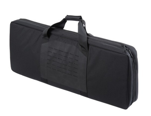 BLACK DOUBLE RIFLE BAG - 36" W/ LASER CUT PANEL
