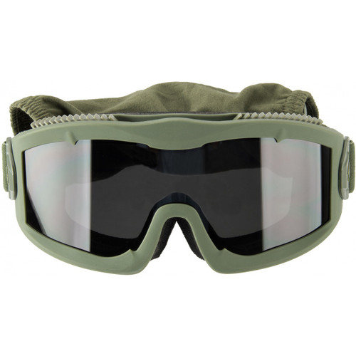 LANCER TACTICAL AERO  GOGGLES W/ LENS KIT THERMAL - GREEN