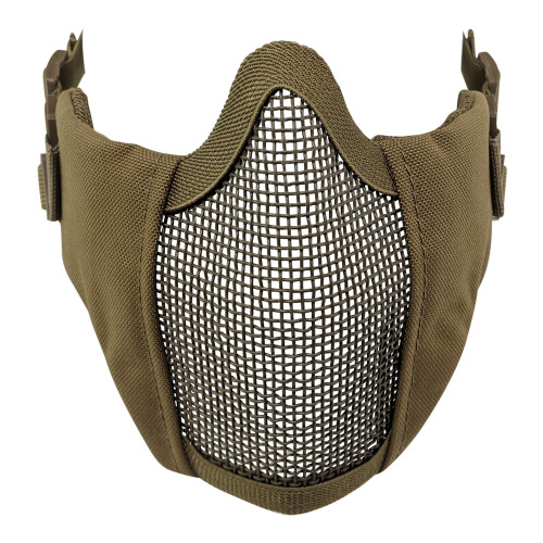 V3 STRIKE METAL MESH FACE MASK TAN