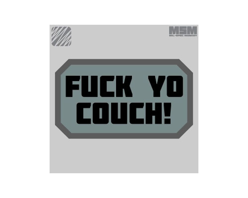 F CK YO COUCH MULTICAM PATCH