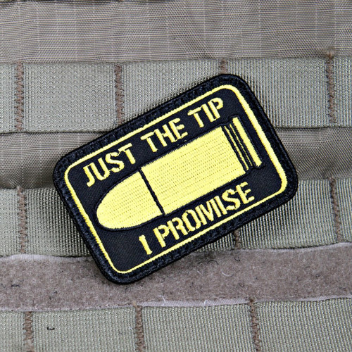 JUST THE TIP VELCRO PATCH