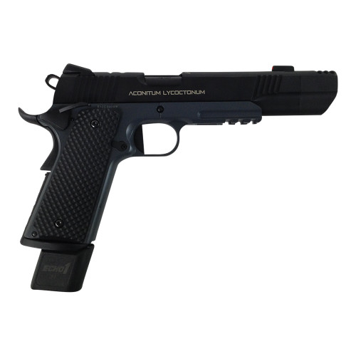 ECHO1 WOLFSBANE M1911 GREEN GAS BLOWBACK AIRSOFT PISTOL - BLACK