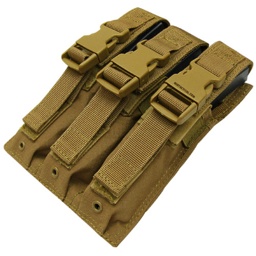 TRIPLE MP5 MAG POUCH COYOTE for $18.99 at MiR Tactical