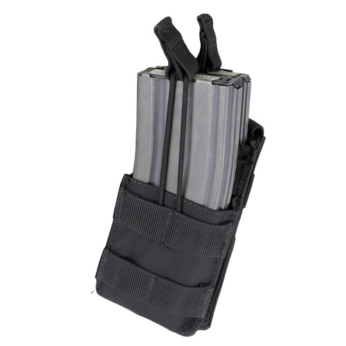 SINGLE STACKER M4 MAG POUCH BLACK for $11.99 at MiR Tactical