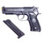 BERETTA M92 A1 FULL METAL CO2 SEMI/AUTO BLOWBACK AIRSOFT PISTOL - BLACK