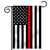 Thin Red Line & Thin Blue Line Dual Garden Flag