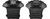 LANCER TACTICAL NYLON LIGHTWEIGHT TACTICAL VEST - BLACK