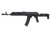 LCT STAMPED STEEL ZK SERIES AK-74M WITH SIDE FOLDING Z SERIES STOCK AEG AIRSOFT RIFLE - BLACK