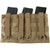 LANCER TACTICAL 1000D NYLON MOLLE 2-IN-1 TRIPLE M4/PISTOL MAG POUCH - TAN