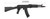 LCT AIRSOFT AK-104 ASSAULT RIFLE AEG W/ FOLDING STOCK BLACK