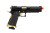 LANCER TACTICAL KNIGHTSHADE HI-CAPA 5.1 GREEN GAS BLOWBACK AIRSOFT PISTOL - BLACK / GOLD