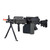 ATLAS CUSTOM WORKS MK46 M249 SAW POLYMER RECEIVER AIRSOFT LIGHT MACHINE GUN AEG - BLACK